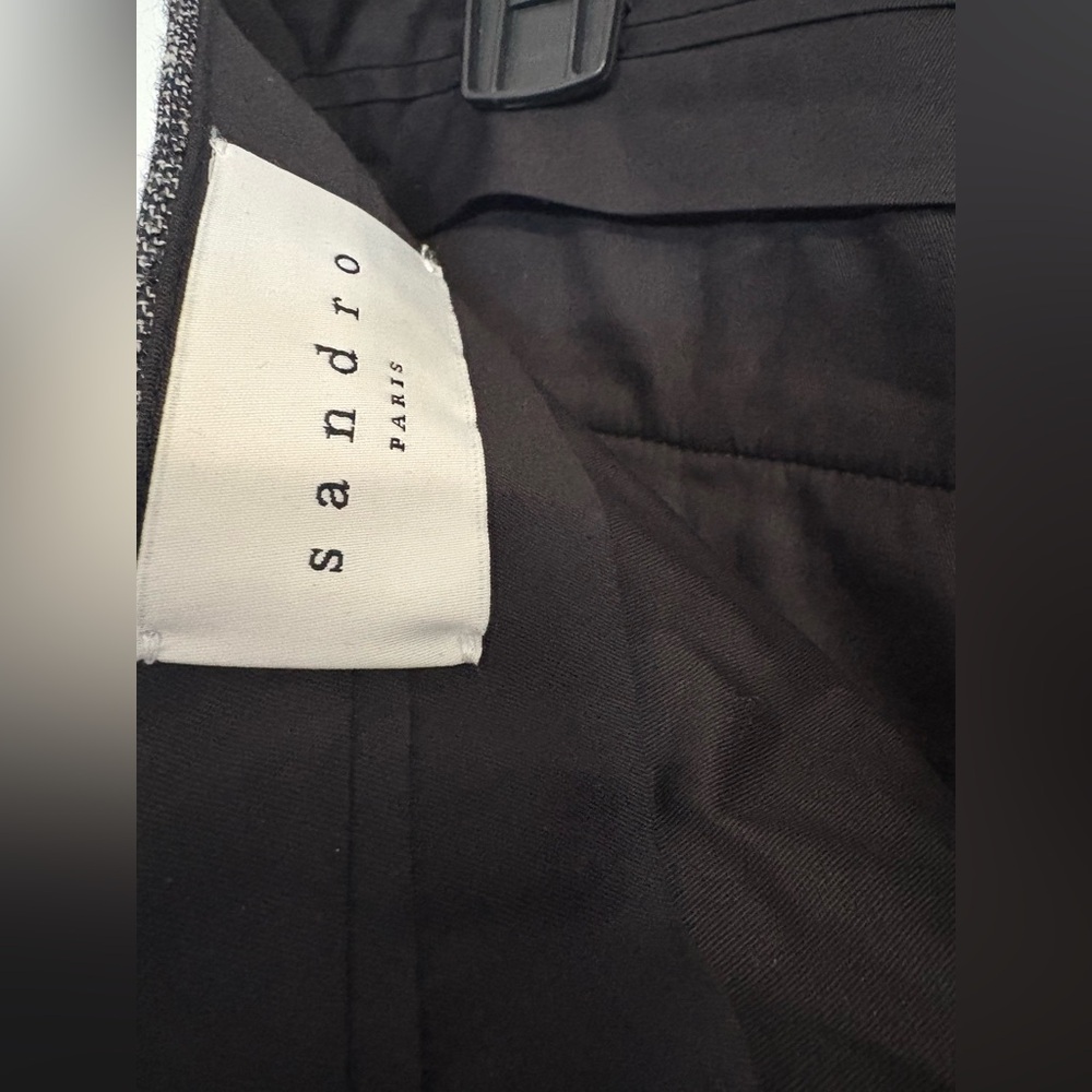 Sandro Paris Gray Tweed Dress Pants US 6 FR 38 - Picture 3 of 5